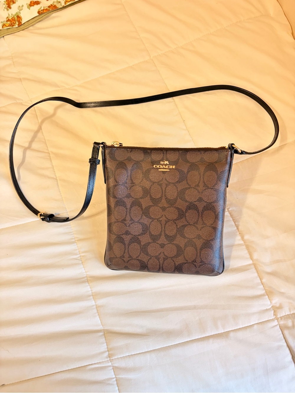 COACH BROWN CROSSBODY BAG
